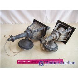 Pair of Vintage Wall Light Fixtures