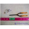 Image 1 : Antique Curling Iron w/Hair Clip and Curler