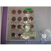 Image 1 : Collection of English Pennies, Farthings, and George VI Pendant