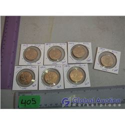 1952-2002 Commemorative Canadian 50 Cent Pieces