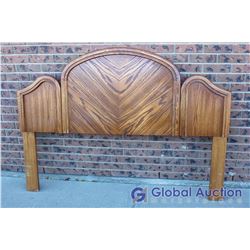 Wooden Headboard, 63" Long