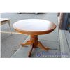 Image 1 : Round Wooden Dining Table 42"