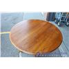 Image 2 : Round Wooden Dining Table 42"