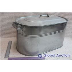 Shiny Galvanized Boiler