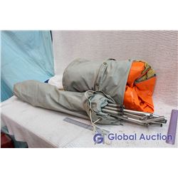 Canvas Tent & Poles - Unknown Size