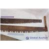 Image 2 : (2) Buck Saws - 1 with Handles, 1 Without