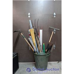 Plastic Garbage Barrel of Lawn & Garden Tools