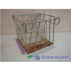 Vintage Milk Bottle Carrier