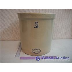 6 Gal Alberta Potteries Crock