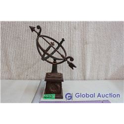 Vintage Cast Iron Astrology Sundial