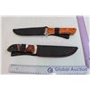 Image 1 : (2) Hunting Knives with Sheaths