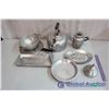 Image 1 : Lot of Assorted Vintage Aluminum Kitchen Plates & Pans