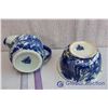 Image 5 : Victoria Ware Ironstone Blue Bowel & Pitcher