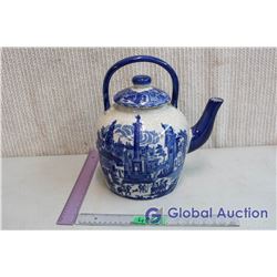 Victoria Ware Ironstone Blue Kettle