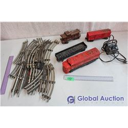 Lionel Electric Train Set - Red Locomotive