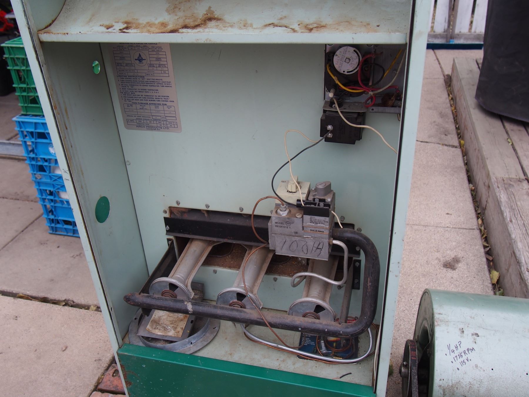 Airco Furnace, Totally Rebuilt With Rebuilt Blowers, All Believed To Be