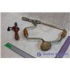 Image 3 : Lot of 2 Hand Drills, 1 Small, 1 Larger with Handle
