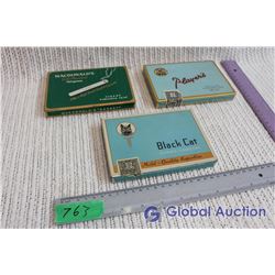 Lot of 3 Cigarette Tins