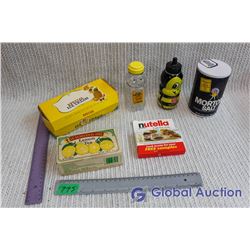 Lot of Vintage Kitchen Boxes, Honey and Salt Containers