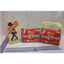 Lot of Cracker Jacks and Circus Sachel Unopened