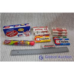 Lot of Double Bubble, Chiclets and Beemans Chewing Gum W/ Smith Brothers Throat Drops All Unopened