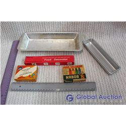 Nabob and Club House Food Coloring and Food Decorator Knife W/ Trays