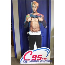 Justin Beiber Cut Out 67" Tall