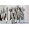 Image 3 : Lot of Assorted Flatware, Pens, Misc