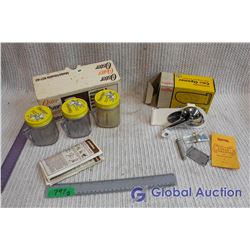 Vintage Oster Mini-Blend Containers (3 - In box), Swing-A-Way Can Opener in Box