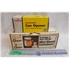 Image 4 : Vintage Oster Mini-Blend Containers (3 - In box), Swing-A-Way Can Opener in Box
