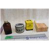 Image 1 : Vintage Udder-Eze and Snap Tins W/ Other