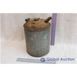 Vintage Galvanized Gas Can