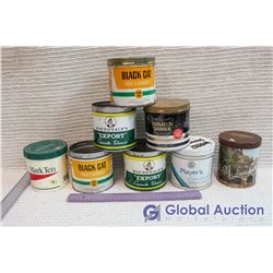 Lot of Tobacco Tins (8)