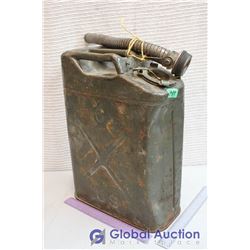Antique Military Style Gas Can