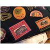 Image 6 : Lg 1940's Metal Suitcase w/ World Travel Decals 30"x17"x10"