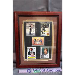 Framed Wayne Gretzky Special Awards Cards