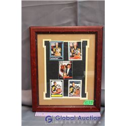 Framed Mario Lemieux Trophy Winner Cards
