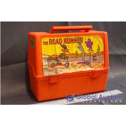Vintage Road Runner Plastic Lunch Box w/Thermos