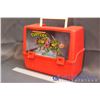 Image 2 : Vintage TMNT Plastic Lunch Box w/Thermos