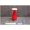 Image 2 : Red Blown Glass Vase