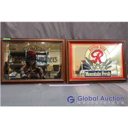 The Christian Brothers Brandy and Rainier Beer Framed Advertisements (20.5' x 14.5')