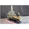 Image 2 : Musical Train And Gold Trimmed Decanters