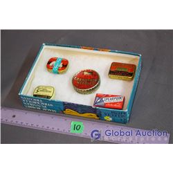 Selection of Phonograph Needle Tins (5)