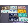 Image 2 : 1950's,60's,70's License Plates Some Matching (10)