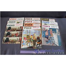 1950's Saturday Evening Post Magazines (10)