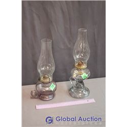 #1 Fingerhold Coal-Oil Lamps (2)