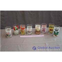 Kentucky Derby Collectors Glasses (8)
