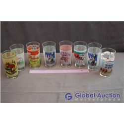Kentucky Derby Collectors Glasses (8)