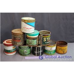 Misc. Tobacco Tins (9)