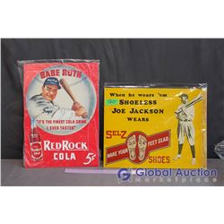 Metal Baseball Signs (2)